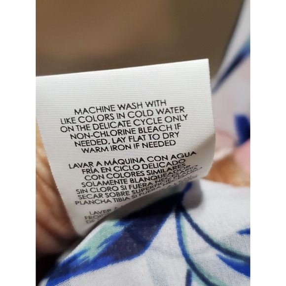 Cabi Women's White Floral 100% Polyester V-Neck Sleeveless Casual Top Blouse S - Picture 9 of 12